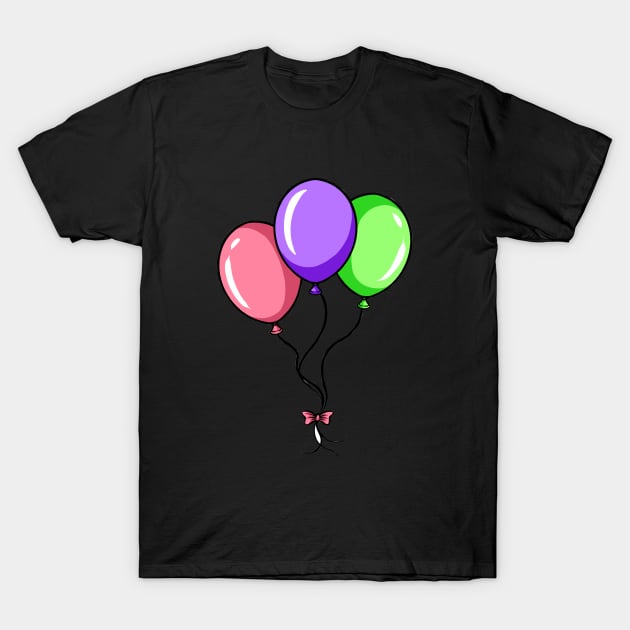 Balloons T-Shirt by fromherotozero